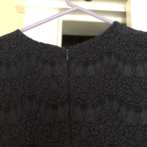 Navy blue lace dress - Picture 3 of 4